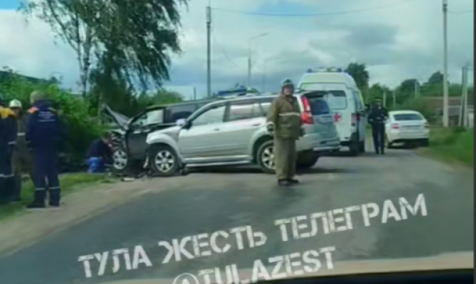 Три человека пострадали в ДТП под Тулой