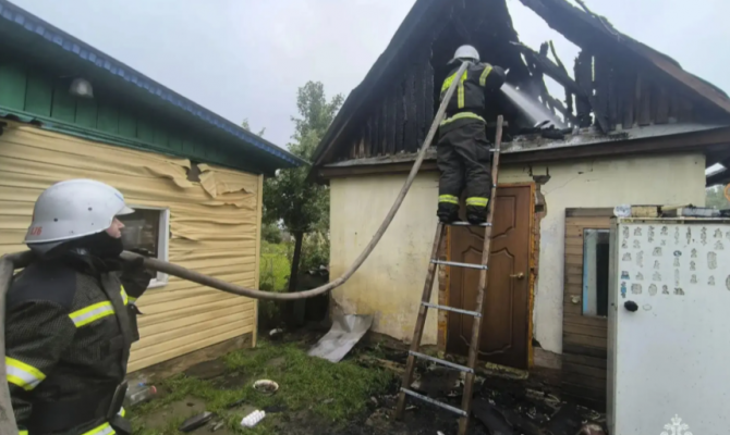За сутки в Тульской области потушили четыре пожара
