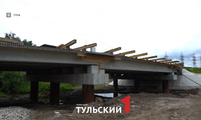 Под Тулой впервые за 25 лет ремонтируют мост