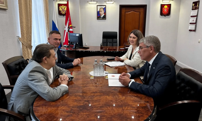 Дмитрий Миляев провел встречу с руководством ООО «МСК-НТ» в Москве