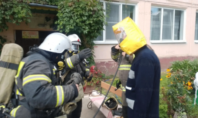 В Черни "загорелся" детский сад: спасатели провели учения