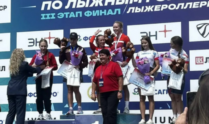Тульская лыжница завоевала бронзу на Кубке России по лыжероллерам