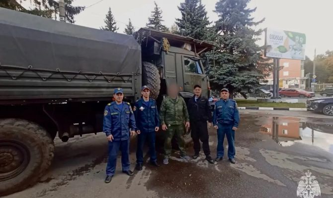 Жители Узловой и тульские спасатели отправили гуманитарный груз в ДНР