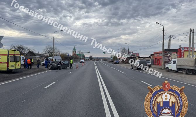 Три человека пострадали в ДТП под Тулой