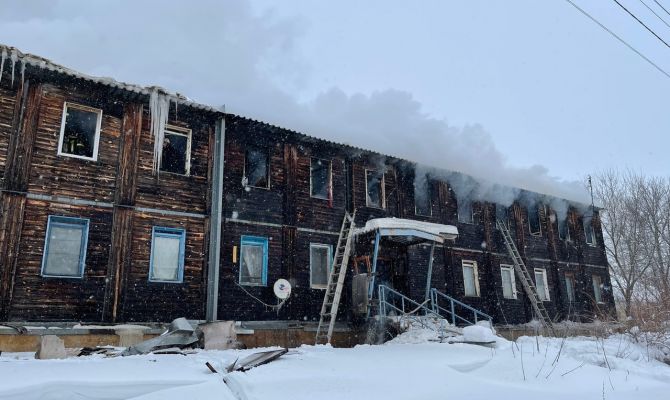 На пожаре в тульском Шатске погиб человек