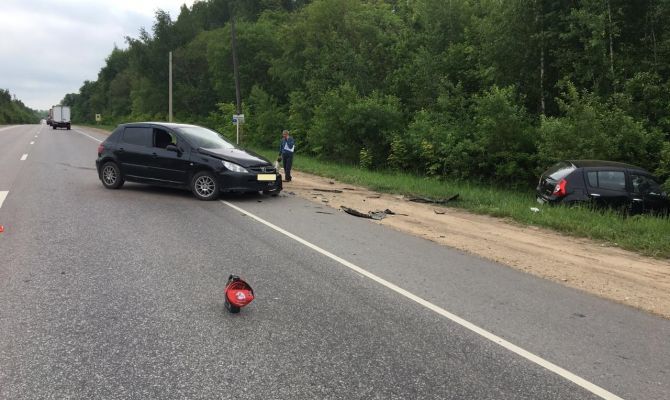 Под Тулой в улетевшем в кювет автомобиле был 4-летний ребенок