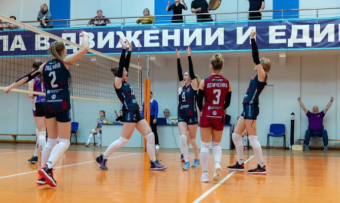 Волейболистки «Тулицы-2» обыграли «Енисей-2» со счетом 3:2