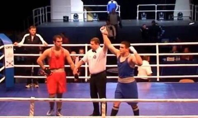 Туляк Даниэль Лутай одержал победу на Чемпионате России по боксу