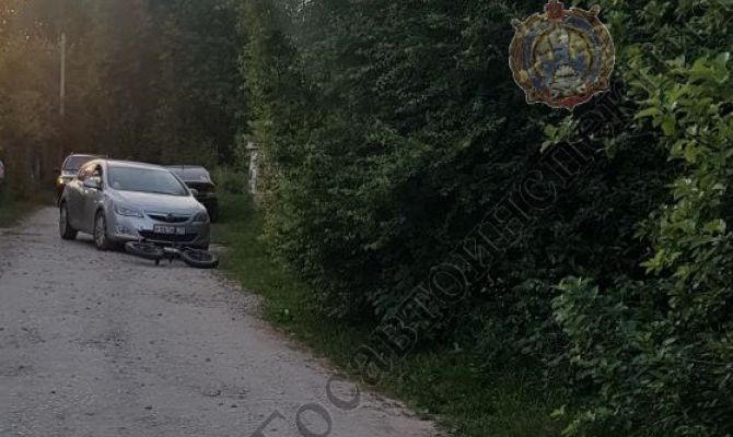 В Тульской области сбили 10-летнюю девочку на велосипеде