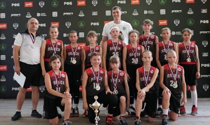 Юные баскетболистки из Плавска взяли серебро фестиваля по мини-баскетболу