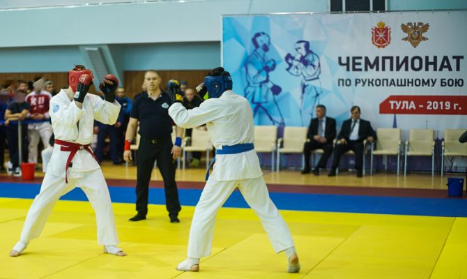 В Тульской области проходит Чемпионат по рукопашному бою среди сотрудников ФСБ
