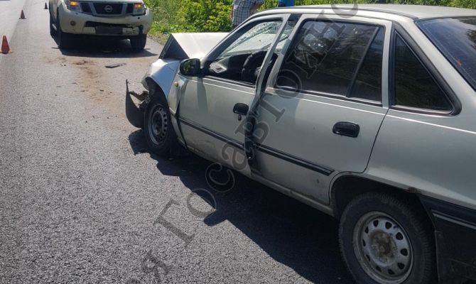 В Тульской области Daewoo Nexia врезался в Nissan Pathfinder