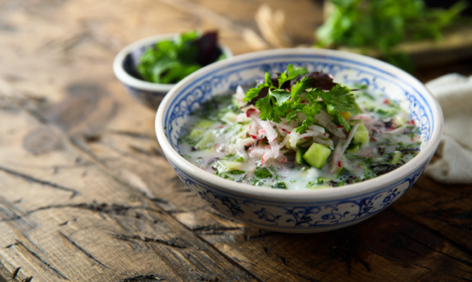 Окрошка поможет россиянам оставаться в форме