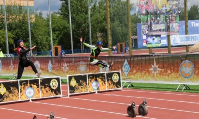 Тульские спасатели борются за Кубок всероссийского добровольного пожарного общества