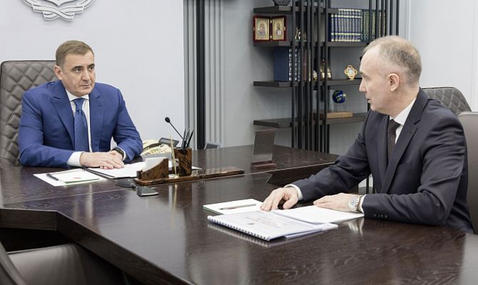 Алексей Дюмин встретился с руководителем СУ СКР по Тульской области