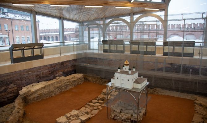 В Тульском кремле открылось археологическое окно: что покажут посетителям