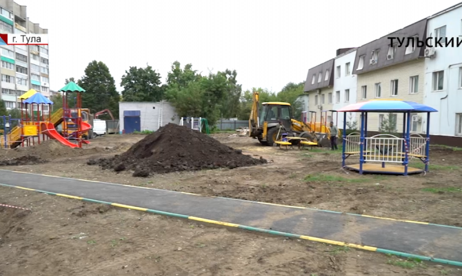 В Туле жители многоэтажки за короткие сроки сделали свой двор комфортнее