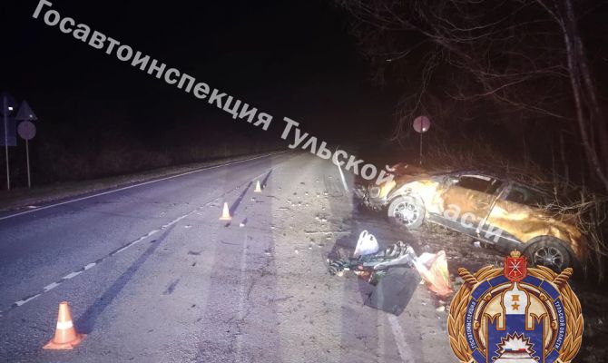 В Тульской области в ночном ДТП пострадал младенец