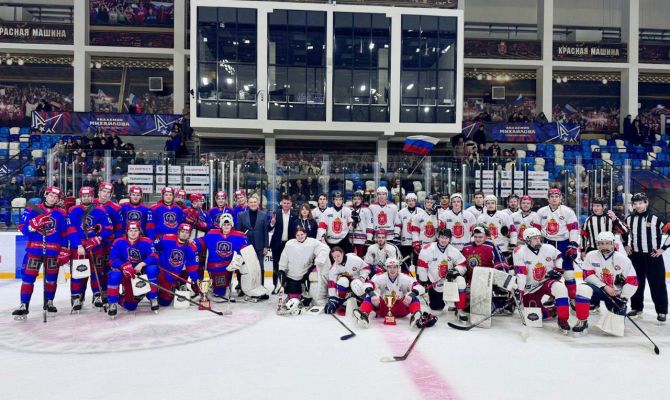 "Академия Михайлова – Юниор" сыграла против сборной тульских студентов