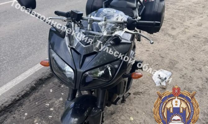 В Узловском районе подросток на велосипеде столкнулся с мотоциклистом