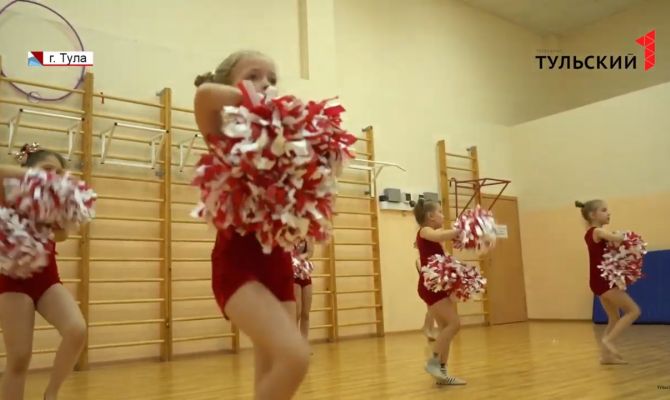 Тульские спортсменки готовятся к первенству по чир спорту
