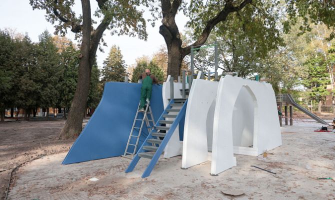 Когда закончат благоустройство парка в Щекине