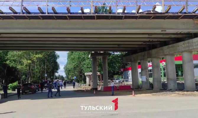 Строительство "моста мечты" в Узловой идет с опережением графика