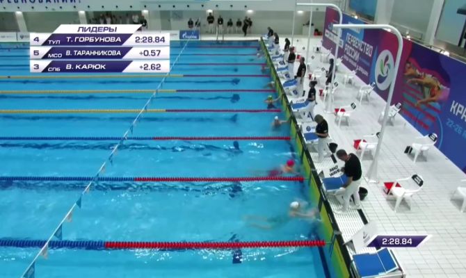 Тулячка завоевала второе "золото" на первенстве России по плаванию