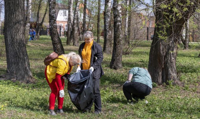 Участниками субботника в Тульской области стали больше 100 тысяч человек
