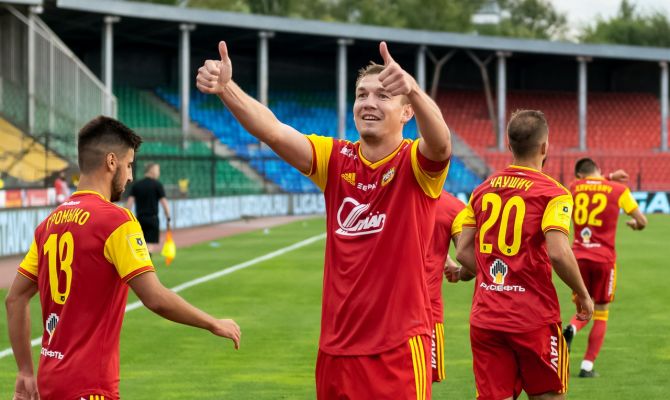 Форвард тульского «Арсенала» Евгений Луценко получил вызов в сборную России