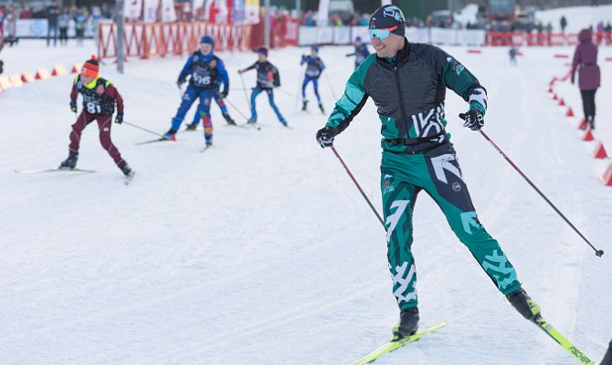 В ночной лыжной гонке «Веденино» приняли участие более 700 человек