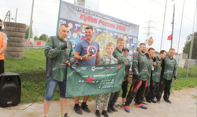Тульская команда завоевала серебро этапа Кубка России по пейнтболу