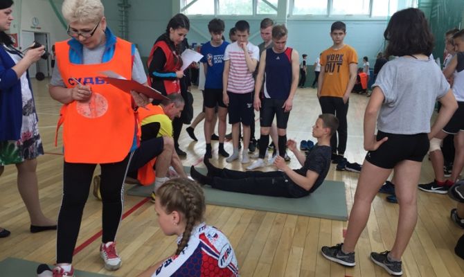 Тульские школьники поучаствовали в «Президентских соревнованиях»