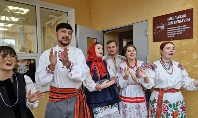 В Щекинском районе после ремонта открылся Никольский дом культуры