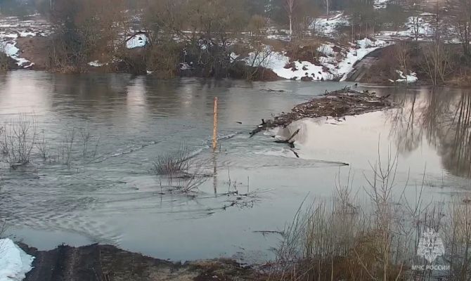 За сутки в Тульской области затопило еще 3 моста