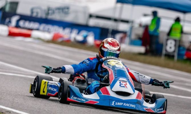 Гонщик из Тулы одержал победу в Зимнем Кубке SMP Karting