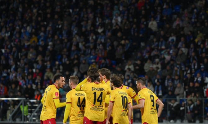 Тульский "Арсенал" обыграл "Факел" со счетом 3:2