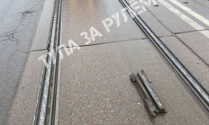 Туляки несколько дней подряд жаловались на поломки рельсов на Пролетарском мосту
