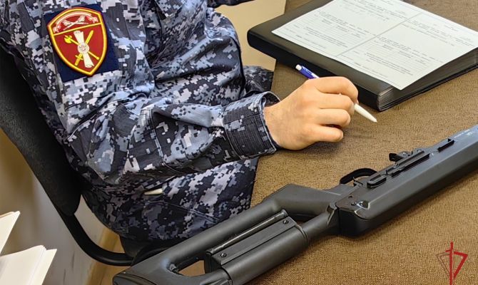 Росгвардия изъяла 30 единиц оружия после проверки в Туле