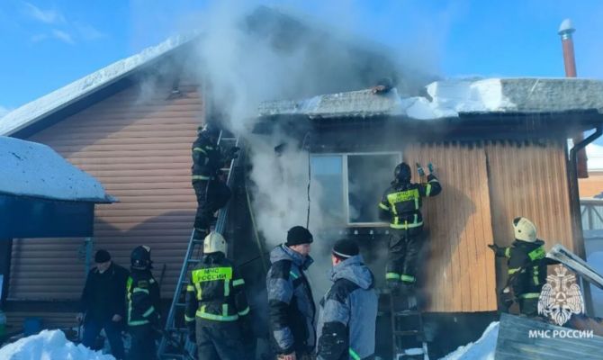 За сутки в Тульской области спасли трех детей на пожарах