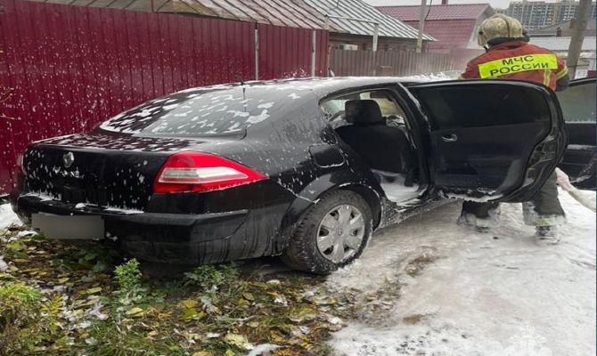 За сутки в Тульской области потушили два автомобиля