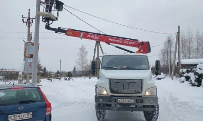 В деревне Некрасово установили 12 новых фонарей