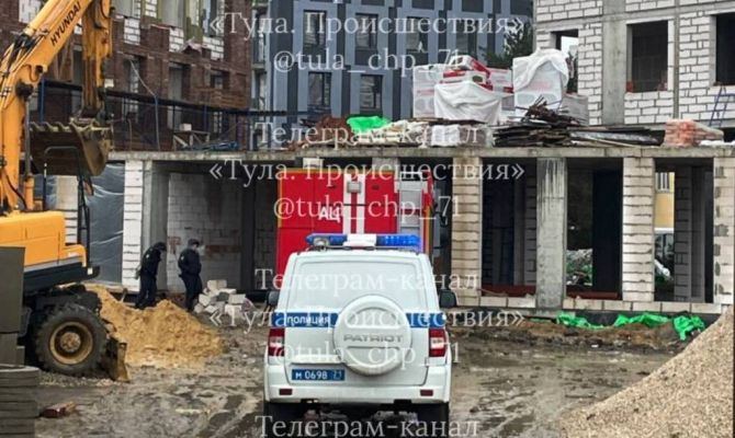 Очевидцы: на стройке на улице Путейской в Туле нашли мину