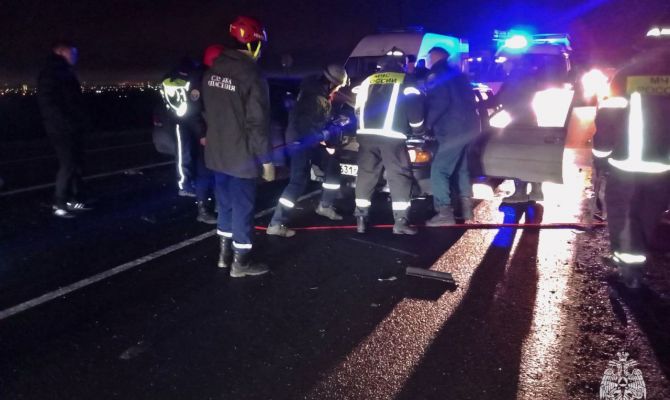 За сутки тульские спасатели ликвидировали последствия семи ДТП