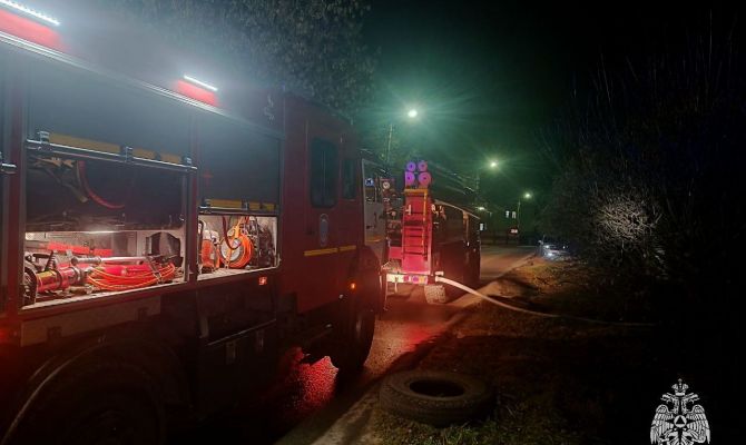 В Тульской области за сутки потушили четыре техногенных пожара