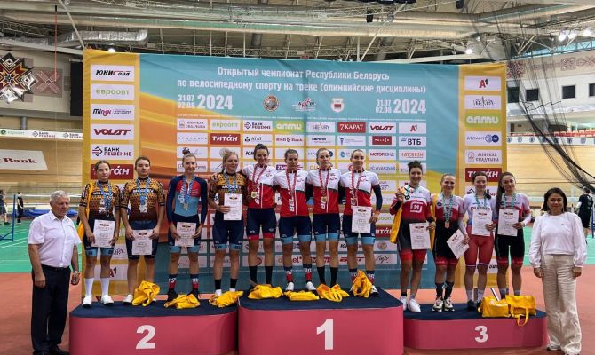 Тульские спортсменки взяли бронзу на чемпионате по велоспорту в Белоруссии