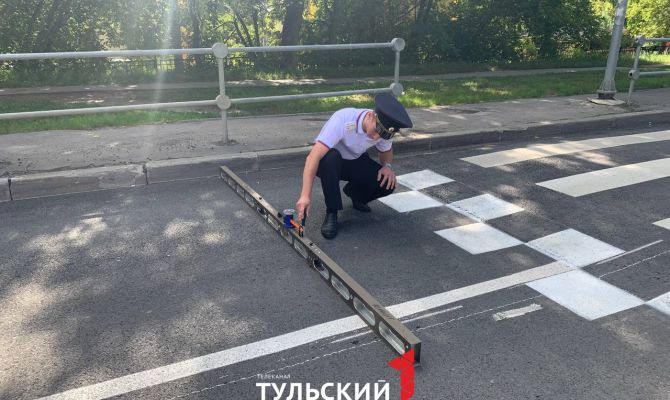 На трети пешеходных переходов в Тульской области нашли нарушения
