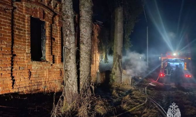 В Тульской области потушили три техногенных пожара