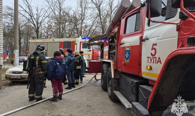 Стали известны подробности пожара на 18-м проезде Мясново в Туле