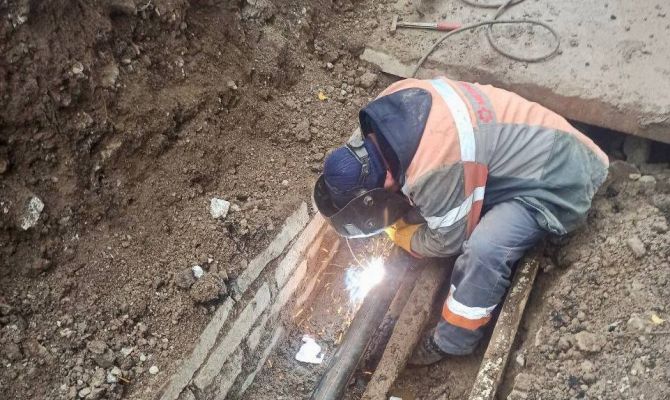 Тульские строители обеспечивают бесперебойную работу отопления в Мариуполе